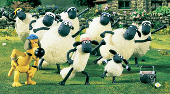 Shaun and the Flock, rejoicing