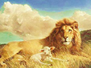 And the lion shall lie down with the lamb...