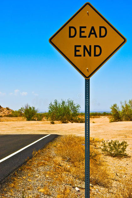 dead end street sign