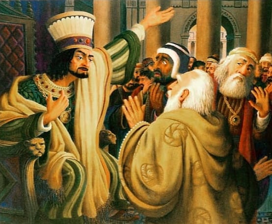 the Magi meet with Herod