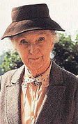 Joan Hickson as Miss Marple