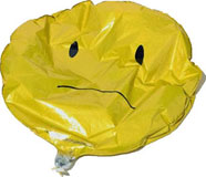 deflated balloon