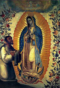 Juan Diego and the Virgin of Guadalupe