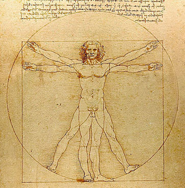 da Vinci's Vitruvian Man