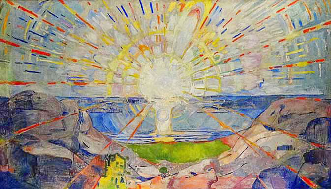 The Sun by Munch