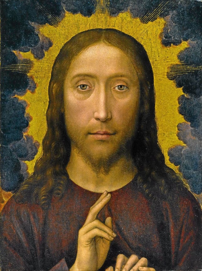 CHrist Blessing by Hans Memling