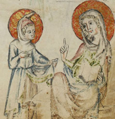 the child Jesus and Mary