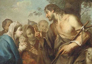 John the Baptist preaching